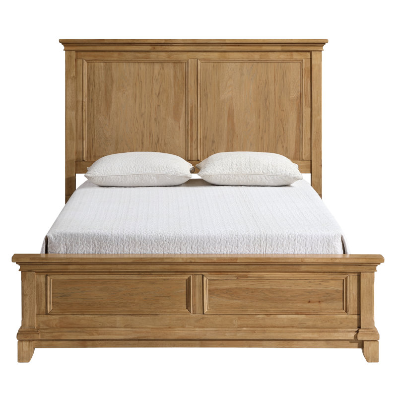 Esterel Wood Queen Panel Bed, Honey Brown, Queen