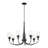 7 - Light Steel Dimmable Chandelier-70048097