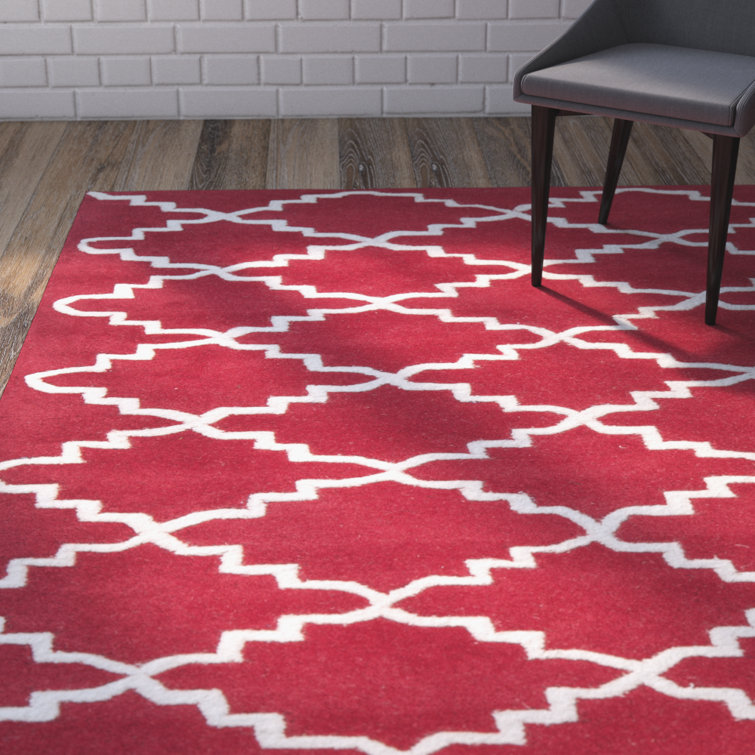 Carolene Hand Tufted Wool Geometric Rug