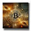 «Glowing Bitcoin» par Rey Klimt, art mural sur toile-562561024