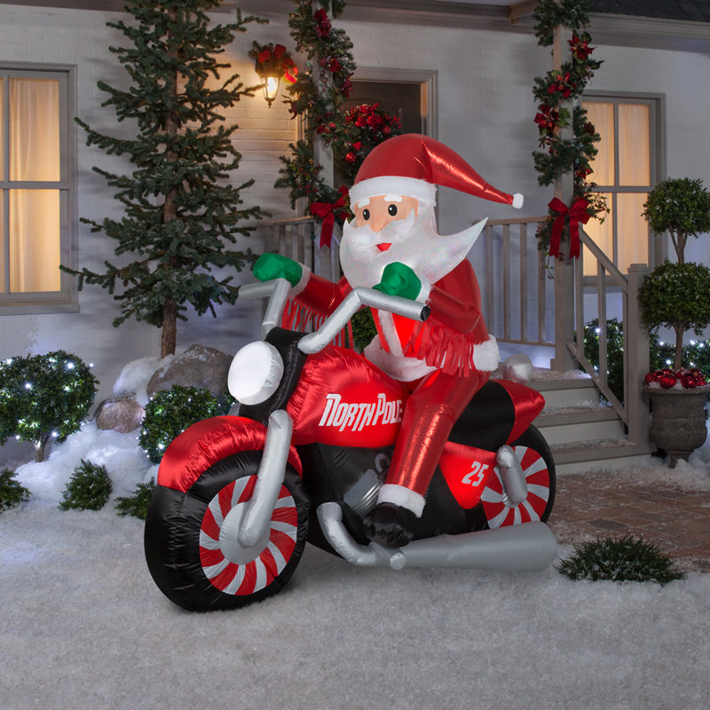 Noël de luxe avec moto Gemmy
