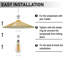 40cm Metal Cone Lamp Shade-1238099097