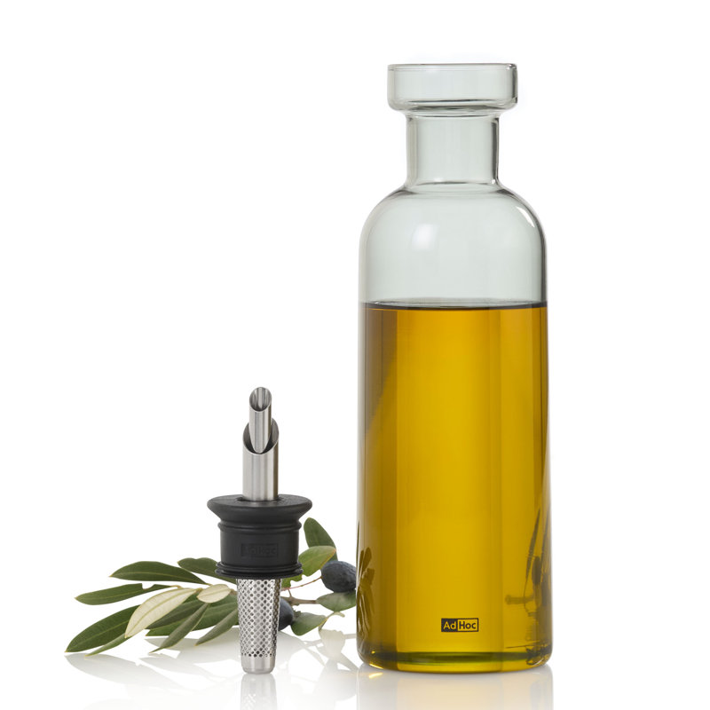 AdHoc Oil /& Vinegar Dispenser Aromapour Grey 10oz (set of 2), 300ml Aromapour Set of Two