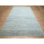 Tapis en laine noué à la main 9 pi x 11 pi 10 po bleu argenté à motif de losanges Koh0oor Herat