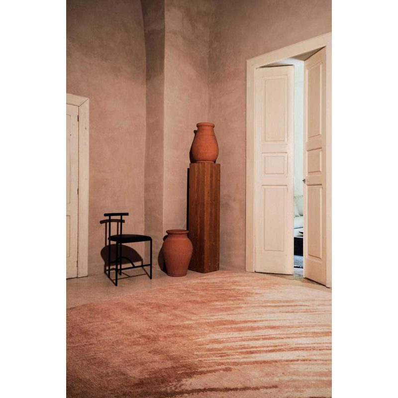 David Rockwell Splash Salmon Area Rug, Runner 2'10" x 12'