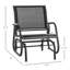 Ensemble de 2 fauteuils oscillants oscillants Outsunny Porch