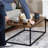 Industrial-Style Coffee Table with Removable Serving Tray