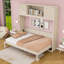 Lit escamotable double avec tablettes de rangement