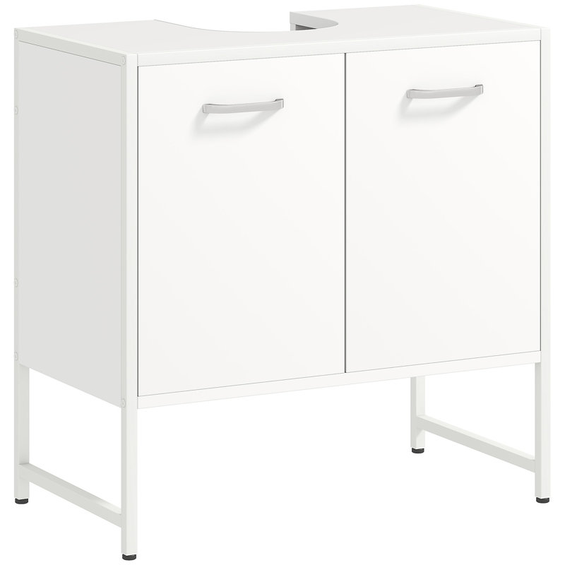 Manufactured Wood,Steel Freestanding Under Sink Cabinet