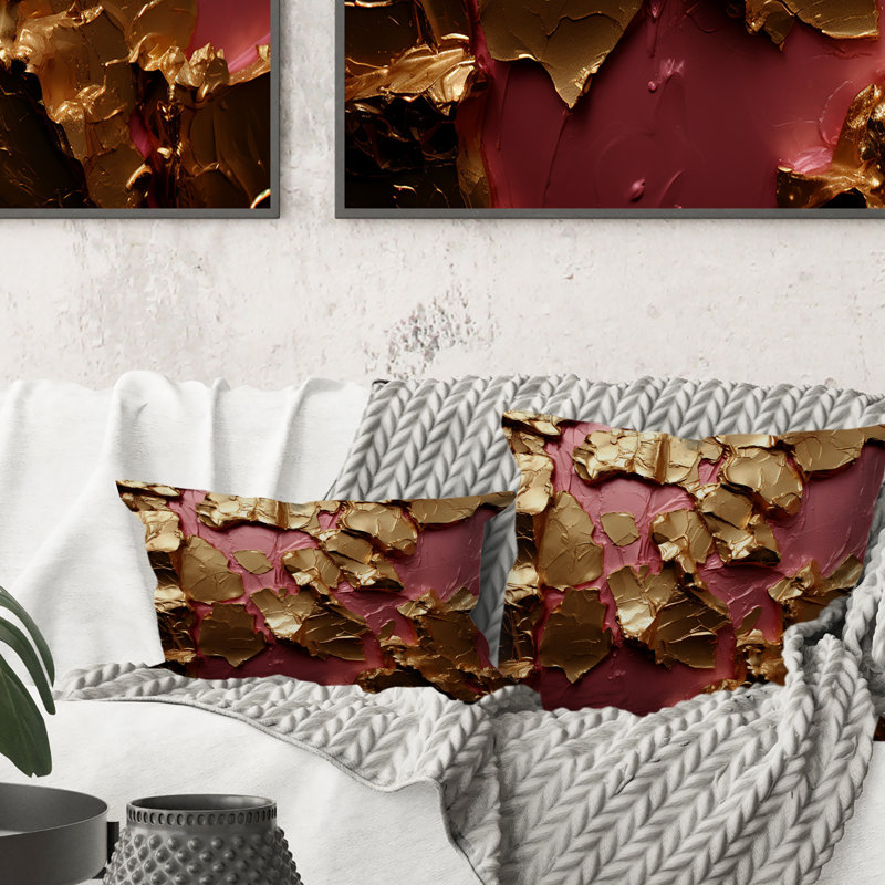 Coussin décoratif "Submission Of Significance", or rose II