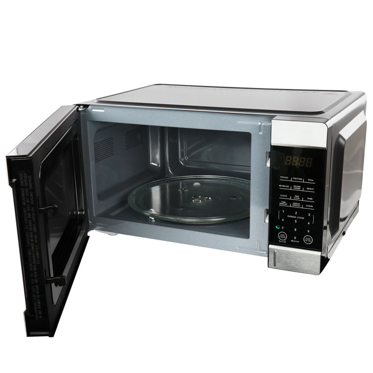  Galanz 0.9 Cu. Ft Air Fry Microwave Stainless Steel: Home &  Kitchen