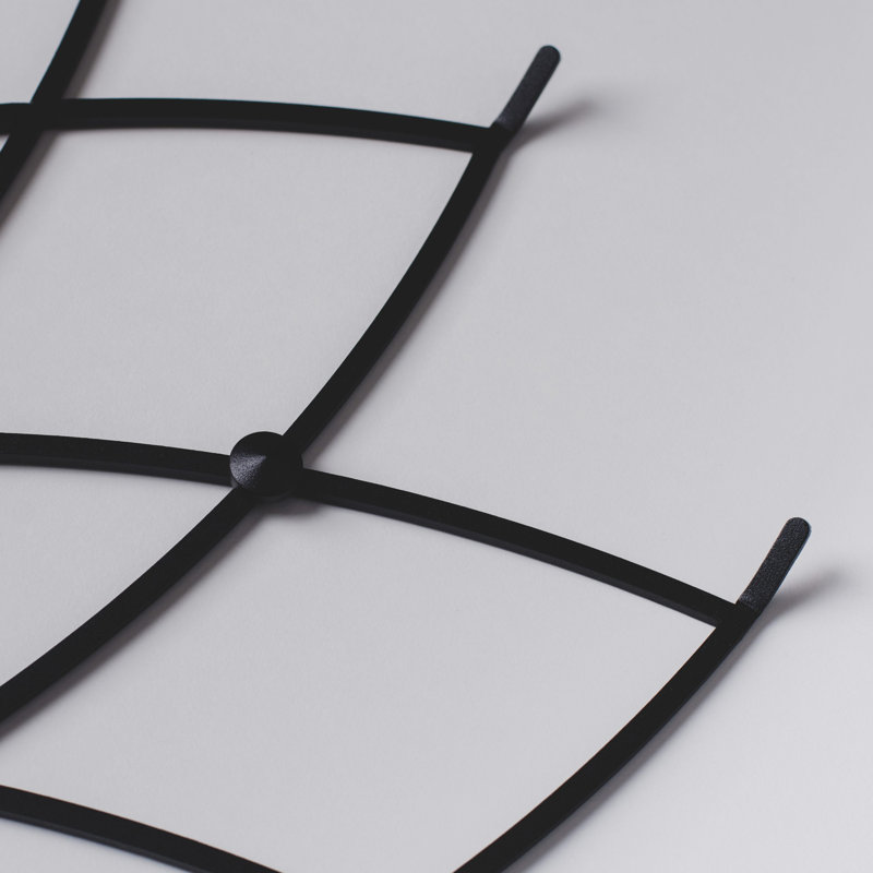 Dheftera Wall Wall Hook, Black