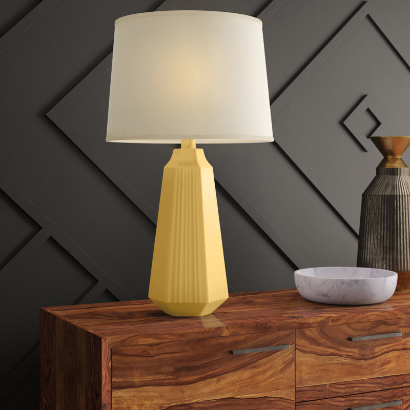 Lampe de table 29 po Branigans, Jaune