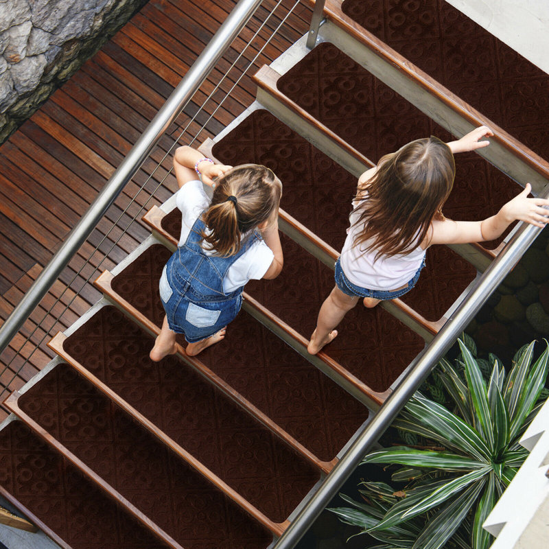 Estinville Non-Slip Stair Tread, Brown