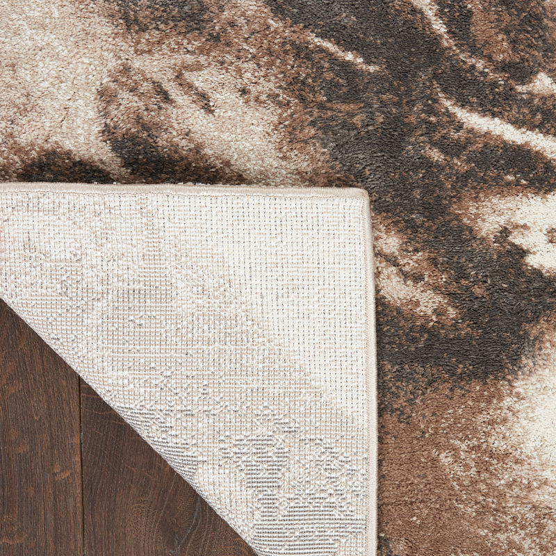 Tapis ivoire en polypropylène Mierke American Manor, Rectangle 9 pi x 12 pi