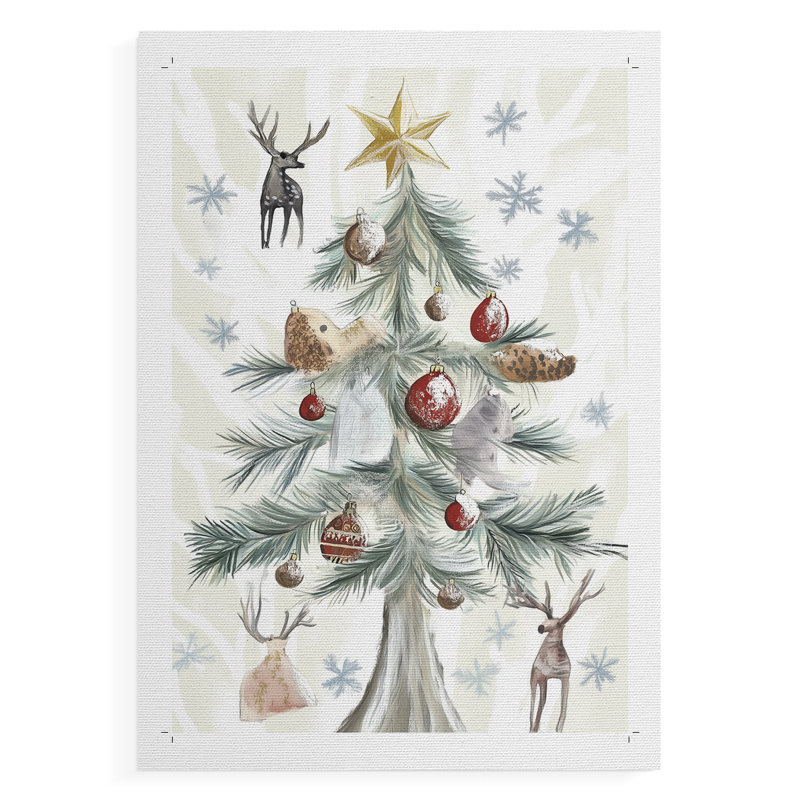 Fêtes de Noël, art CCXXII - reproduction de toile seulement - NON-CADRE, H 60 po x l 40 po