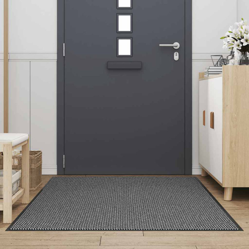 Non-Slip Indoor / Outdoor Door Mat, 115cm W x 200cm L, Anthracite
