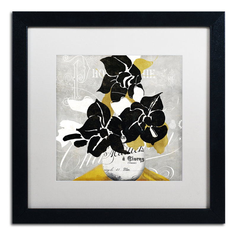 Jadaya «Georgette I», impression encadrée, Blanc, H 16 po x l 16 po x P 0,5 po