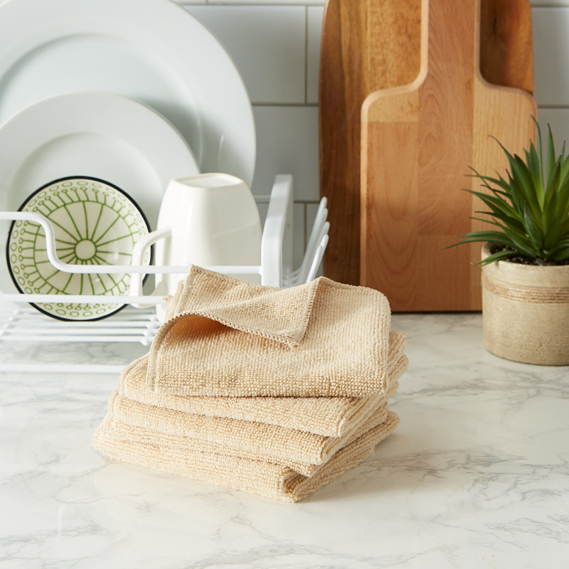 Torchon en microfibre Billie-Ann, Taupe