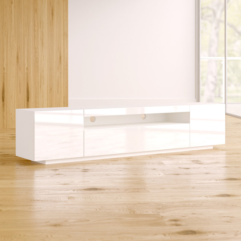 Meuble télé 78,7 po Miami, Blanc