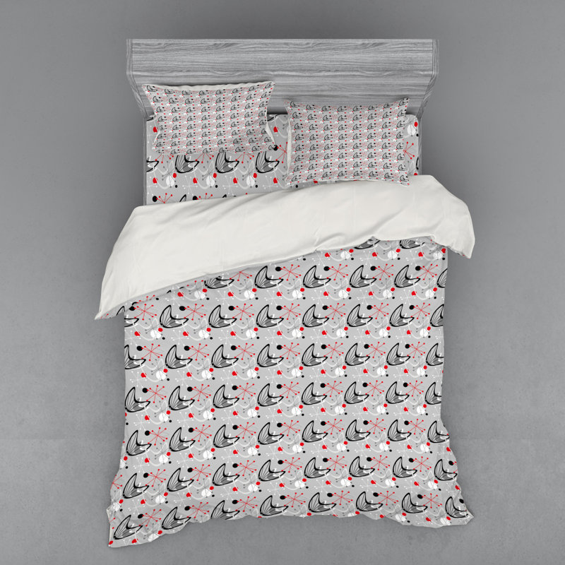 Ensemble de housse de couette, Housse de couette grand + 3 pièces supplémentair