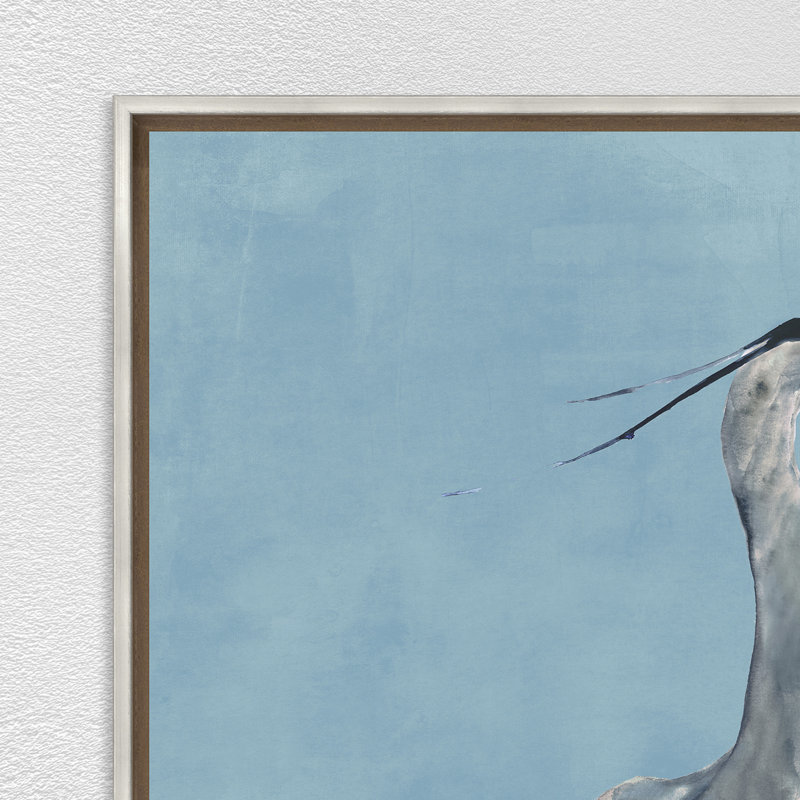 Sapphire Heron II Print by Nash Rambler, 47.5" H x 37.5" W