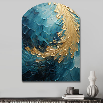 «Dylan - Arch Abstract Spirals», reproduction d'art asymétrique
