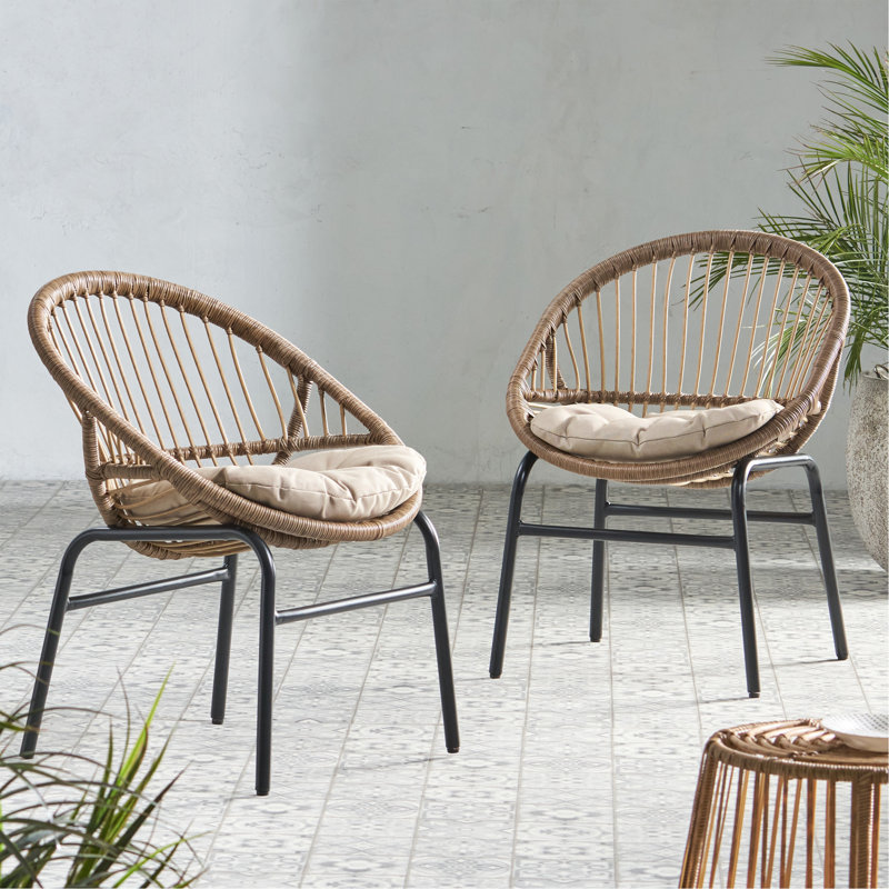 Chaise Edgar (ensemble de 2)