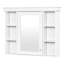 Ensemble de meuble-lavabo et armoire à pharmacie, 4 tiroirs, tablette supplémentaire, lavabo en céramique avec armoire, peinture imperméable-2120679370