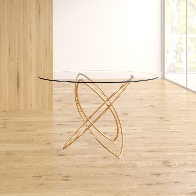 Molekular Dining Table, Gold