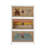 3PCS Foldable Storage Cabinets Stackable Storage Bins with Wheels