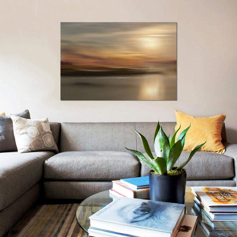 «Mystic Lake», reproduction sur toile, H 8 po x l 12 po x P 0,75 po, Toile tendue