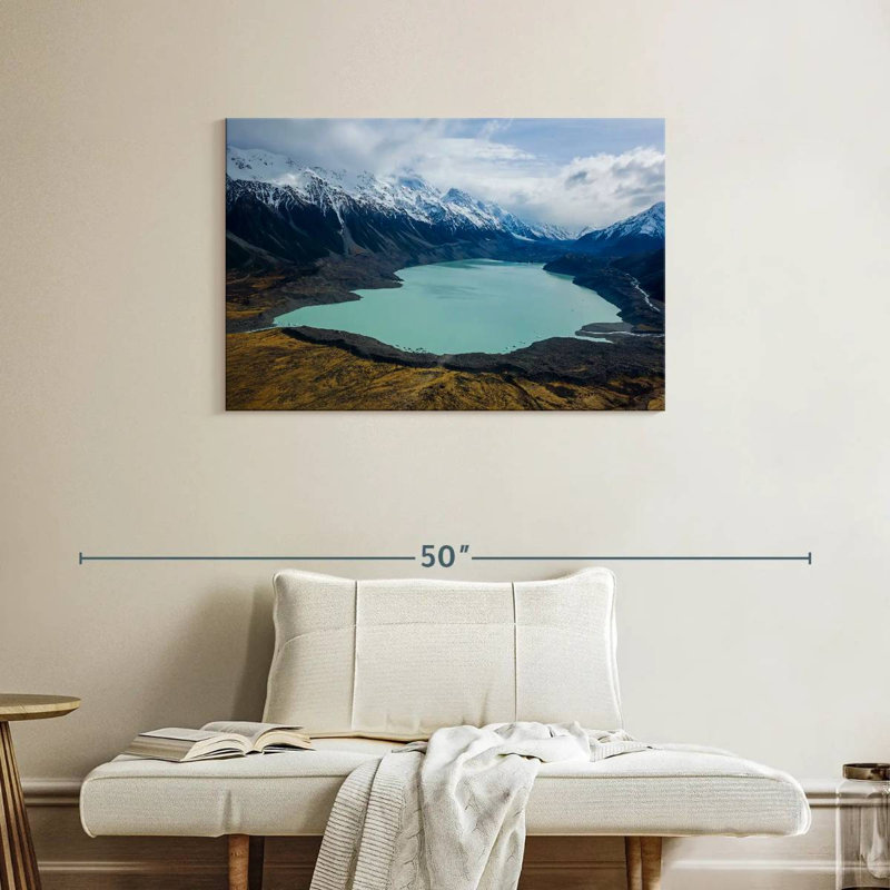 Ravi Tranquil Tasman Lake, 24" H x 36" W