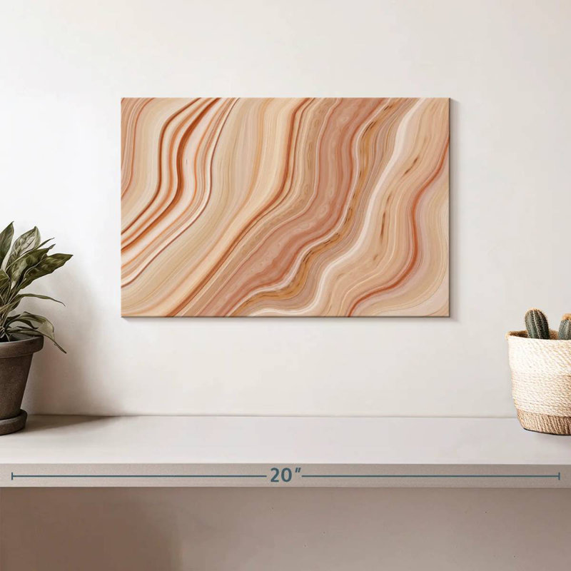 Avery Brown Marble Abstract