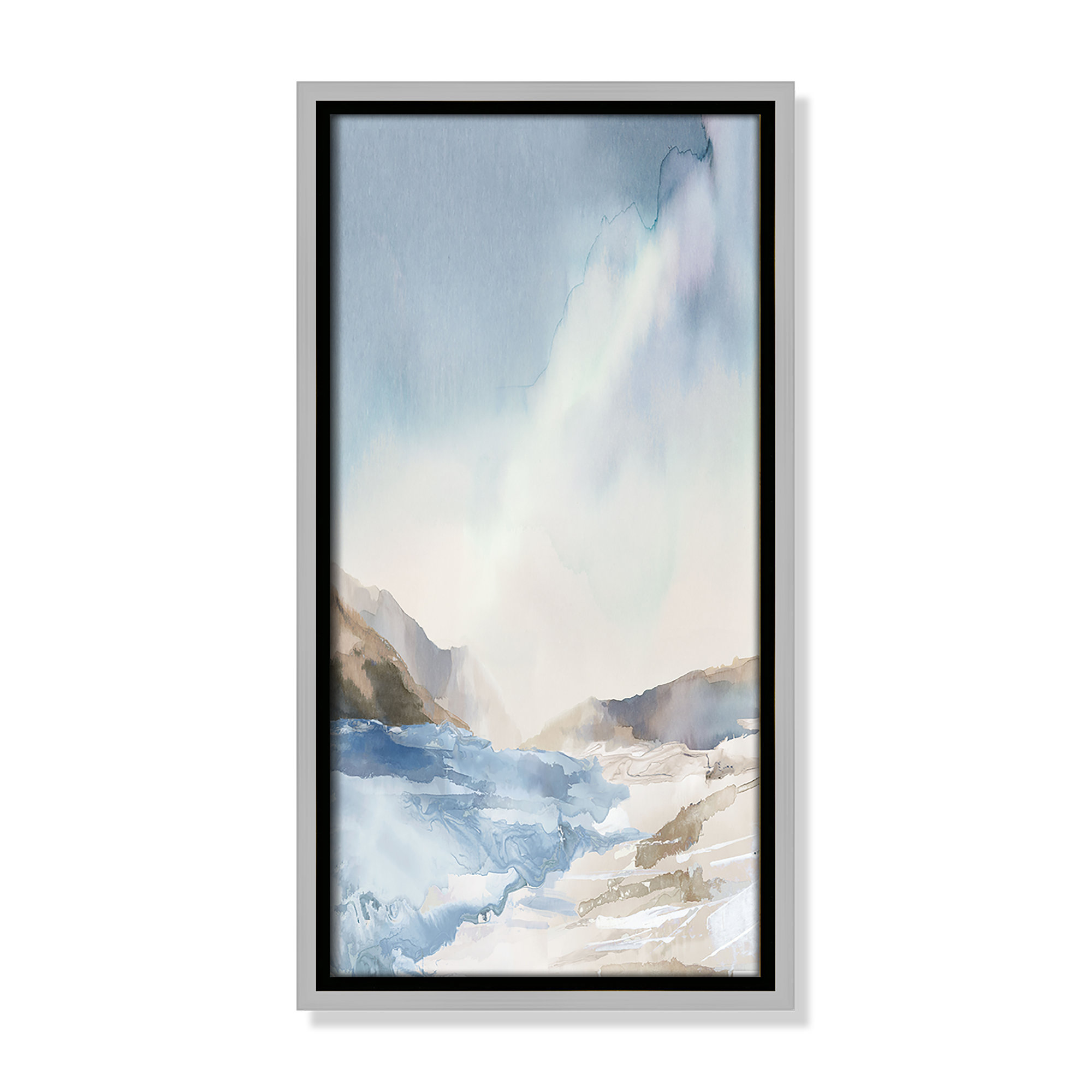 Mystic Shores Print by Mystic Shores, 17.5" H x 9.5" W, Silver