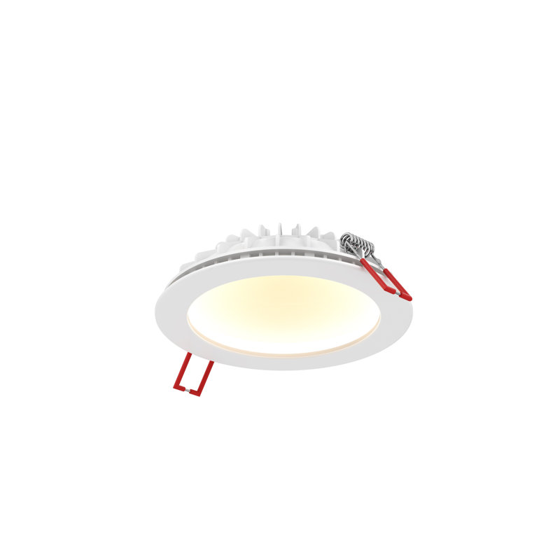 Modern 4'' White LED Ceiling Light Kit with Warm Dim Technology