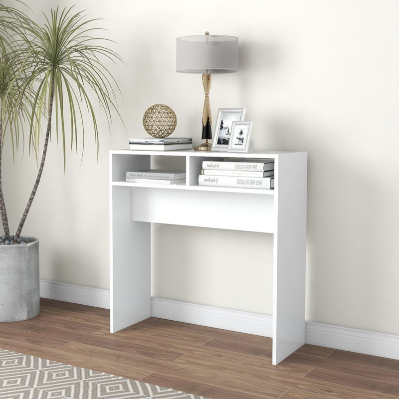 vidaXL Console Table Engineered wood Compact Console Table, White