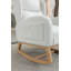 Fauteuil à billes doux en ivoire doux