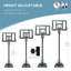 Panier de basketball mobile