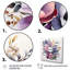 Bouquet de minimalisme mauve sur toile-875999475-875999474