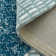 Larsson Geo Machine Woven Teal/Grey Rug