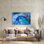 Art mural en verre Loon Peak® «Cloud» par Oxana Zaika