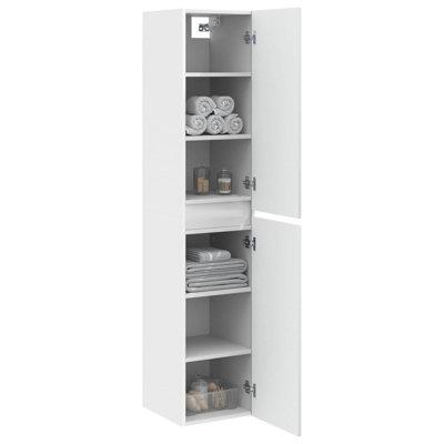 Engineered Wood Linen Cabinet