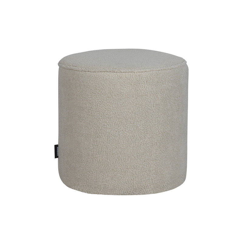 Sara 46 cm W Round Pouffe