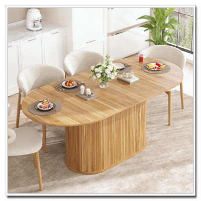 55.11"-70.86" Extendable Dining Table