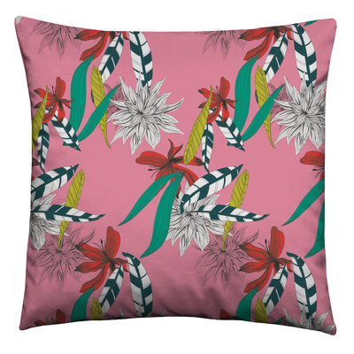 Chamness Floral Square Cushion