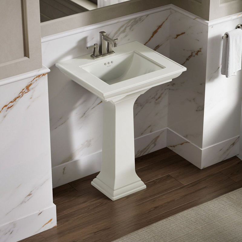 Memoirs® Stately 24" Console Bathroom Sink with Overflow, Dune, 4'' Centers