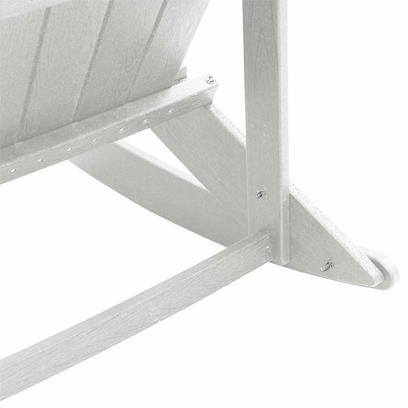 vidaXL Garden Lounge Set HDPE, White