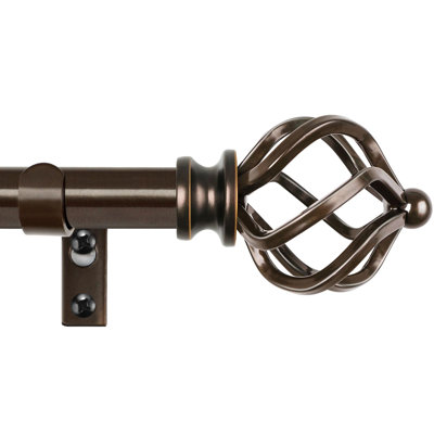 Bronze Curtain Rod 32 To 58 Inch2648Ft Adjustable Curtain Rods For Windows 28 To 48 Inch 34 Inch Splicing Drapery Rods With Twisted Cage Finia Bronze Curtain Rod 32 To 58 Inch2648Ft Adjustable Curtain Rods For Windows 28 To 48 Inch 34 Inch Splicing Drapery Rods With Twisted Cage Finia