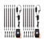 Ensemble de barres lumineuses DEL intelligentes 9W 12 pouces, fonctionne avec Alexa, contrôle d'application, barres lumineuses connectables, 3000K-121250078